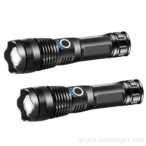 Rechargeable Torch Light 2022 Hot Sale XHP50 1000 Lumens Ultra Bright Micro USB 18650/3*AAA Rechargeable Torch Zoomable Factory